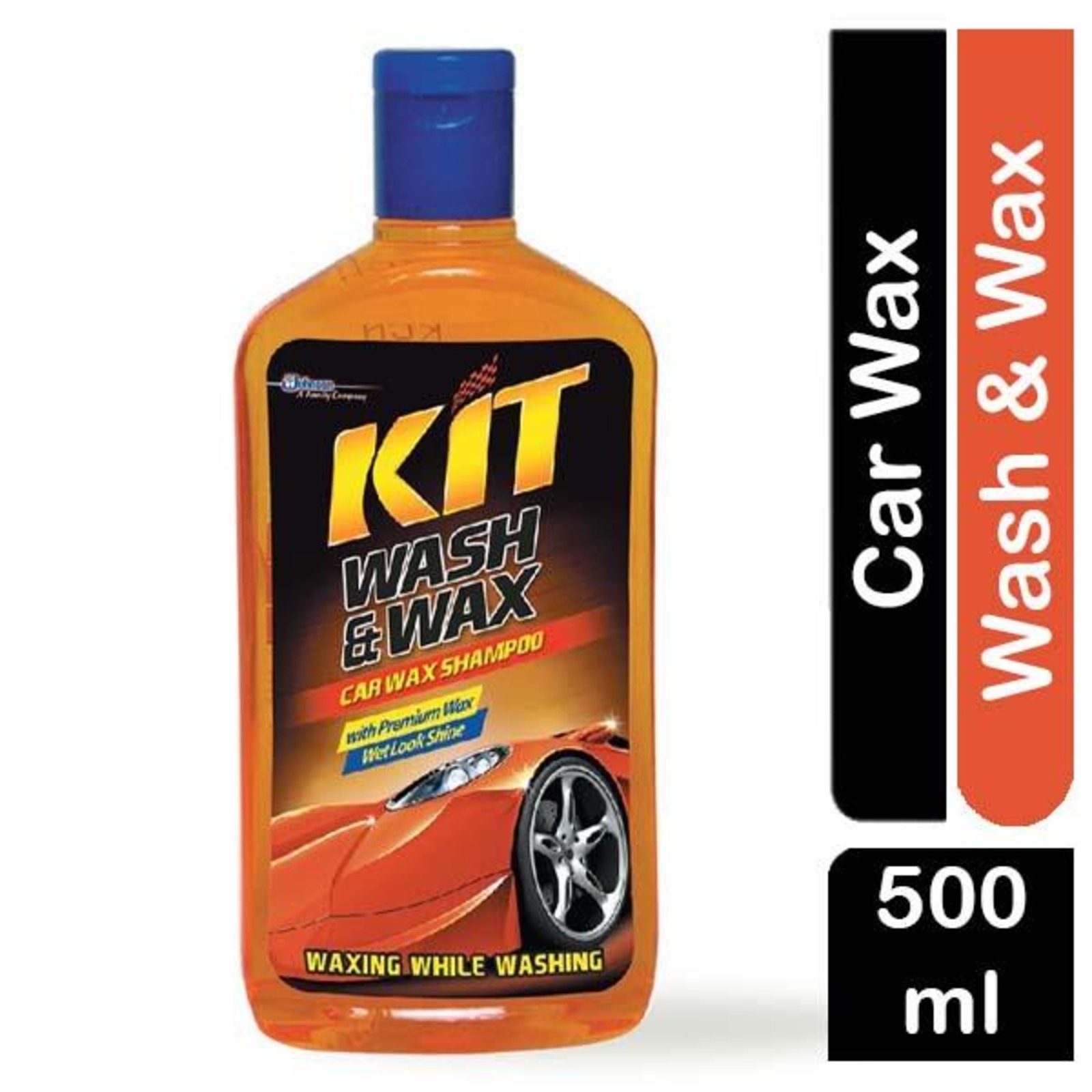 Kit Wash & Wax Premium Car Wax Shampoo Cleans & Polishes NTUC FairPrice