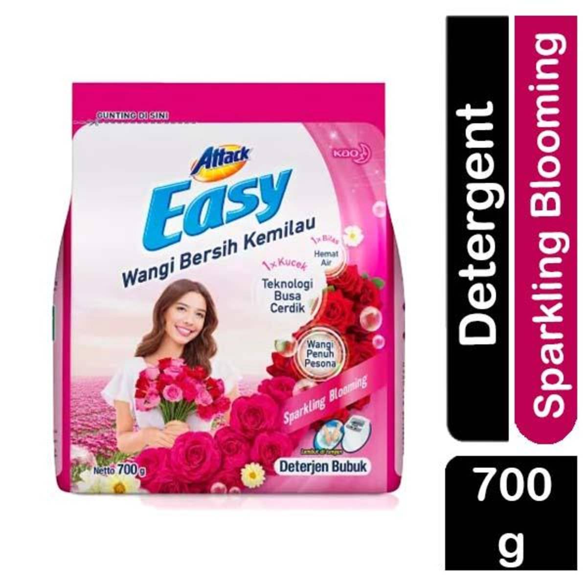 Attack Easy Powder Detergent, Smart Foam,Sparkling Bloom Scen NTUC