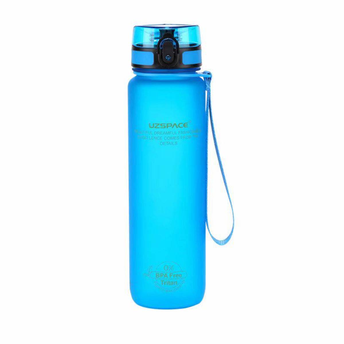 Uzspace Blue Frosted BPA Free Tritan Water Bottle NTUC FairPrice