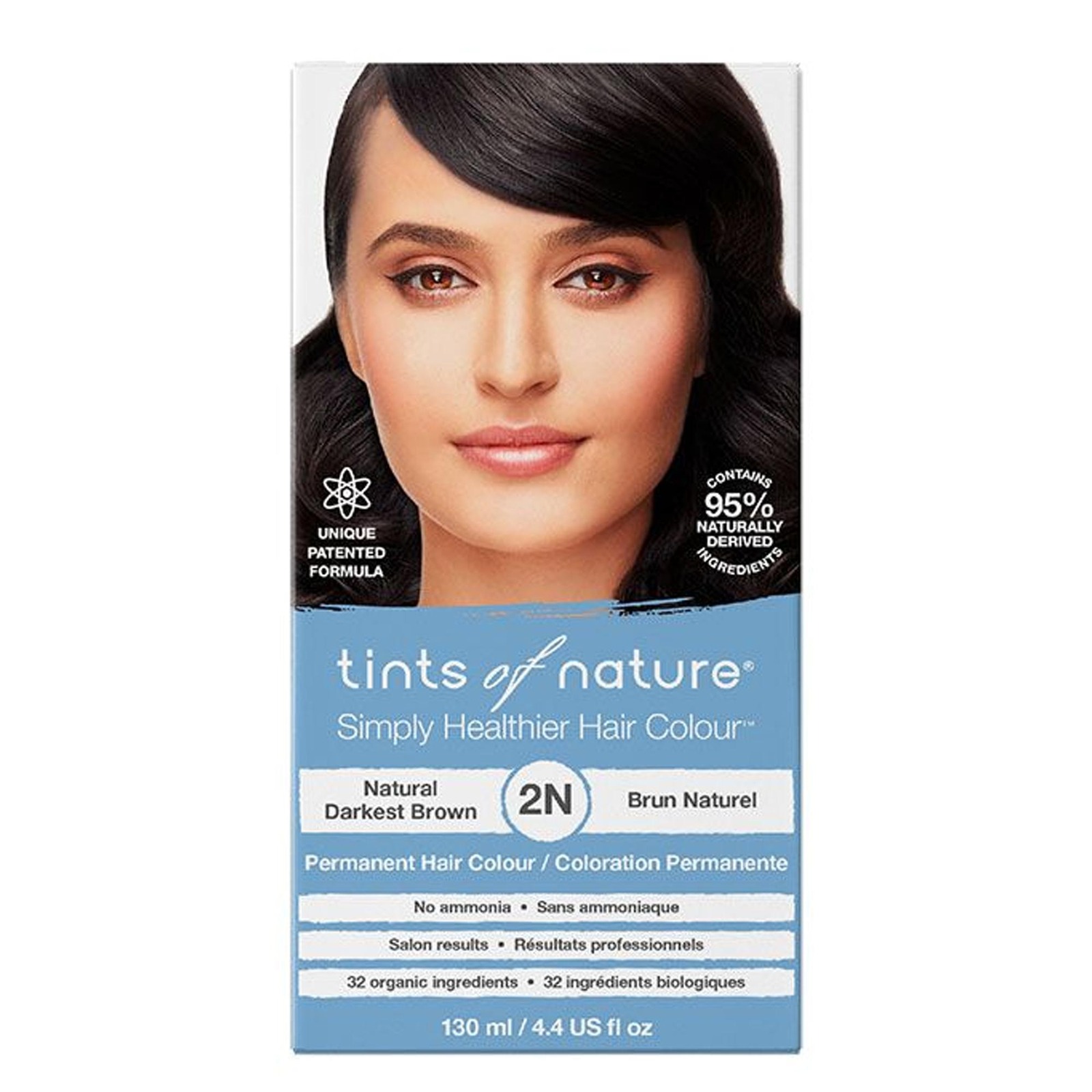 Tints Of Nature 2N Natural Darkest Brown Permanent Hair Dye NTUC