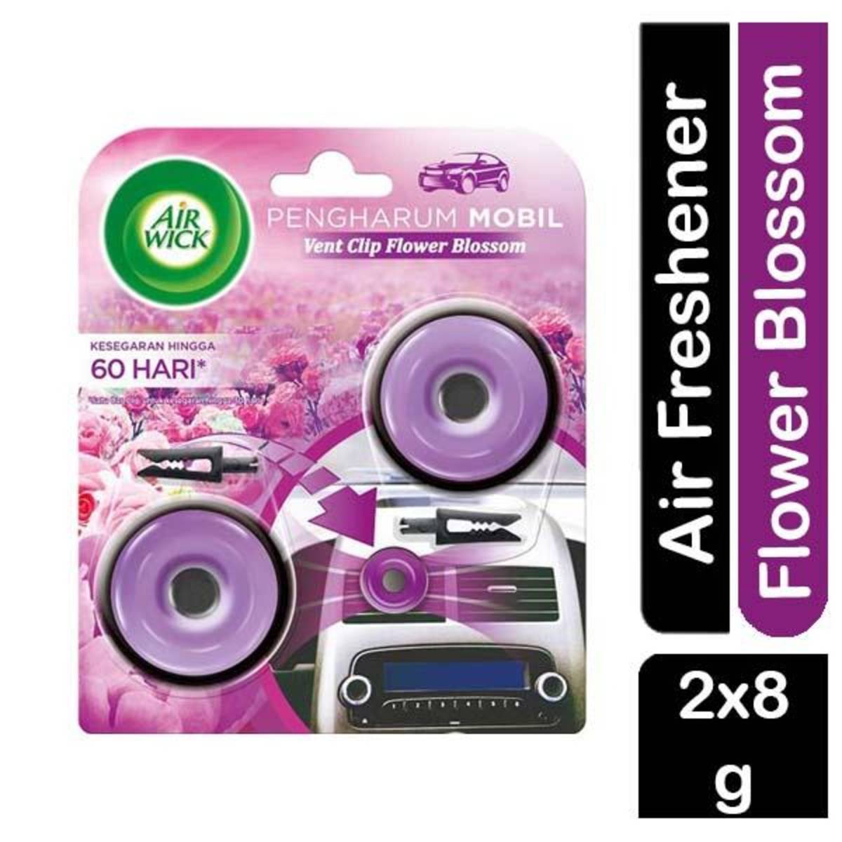 Airwick Car Freshener Vent Clip Flower Blossom ( 2 x 8g) NTUC FairPrice