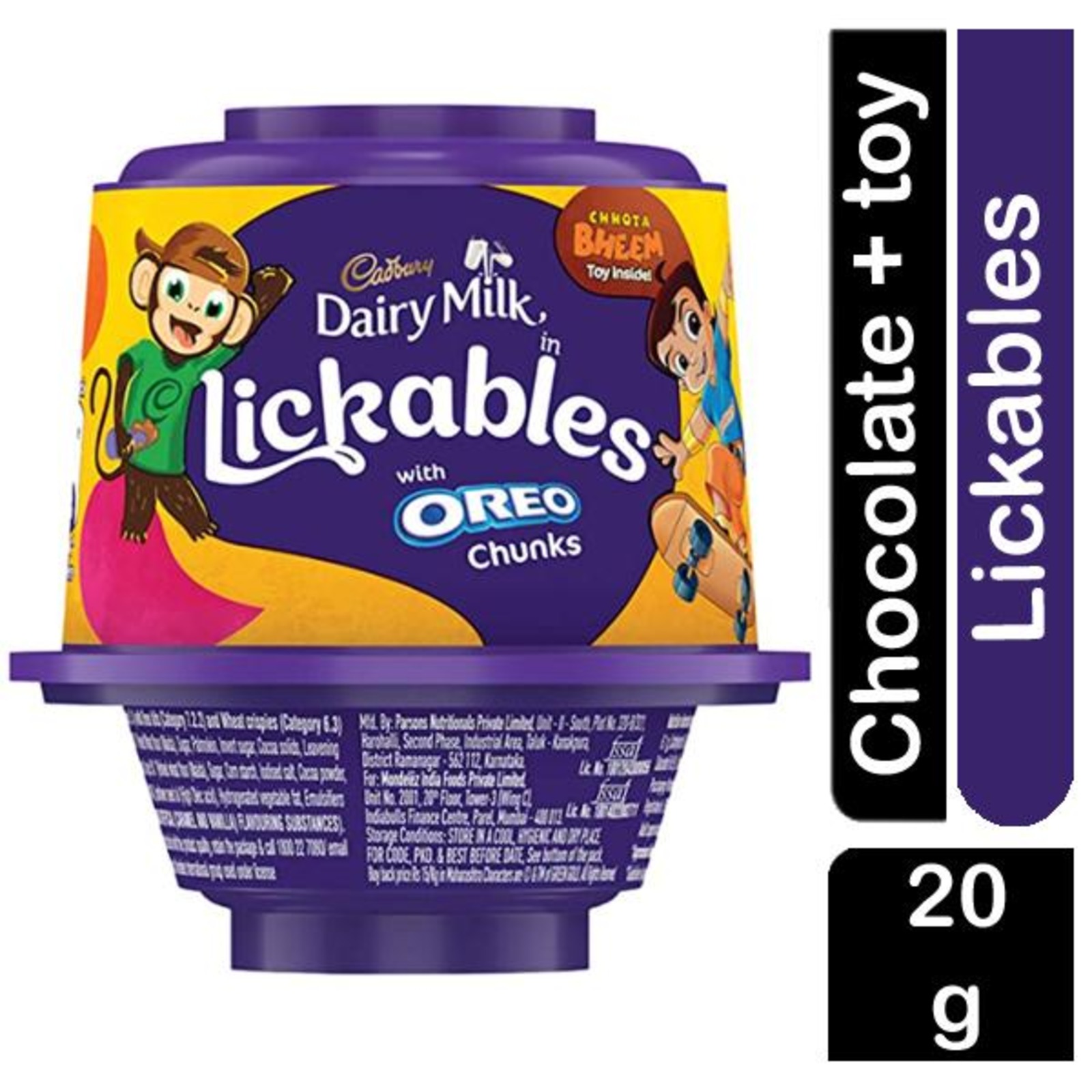 Cadbury Dairy Milk Lickables Chocolate with Toy & Oreo, 20gm NTUC