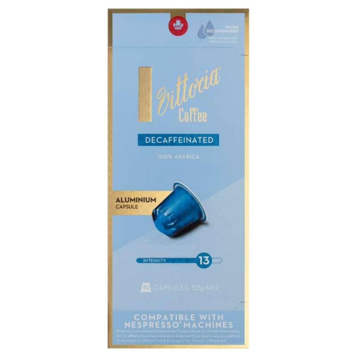 Vittoria Decaf Espresso Coffee Capsules (Nespresso compatible NTUC
