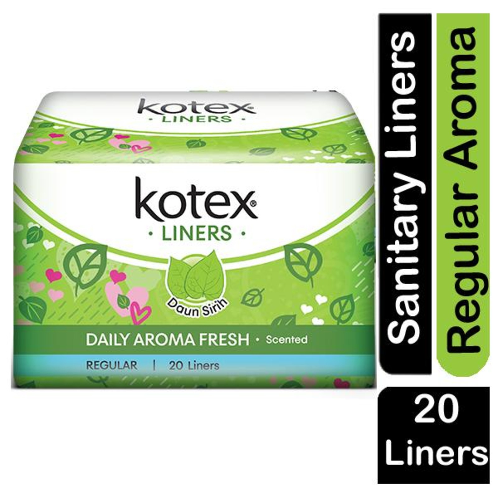 Kotex Regular Panty Liner with Betel Leaf Scented NTUC FairPrice