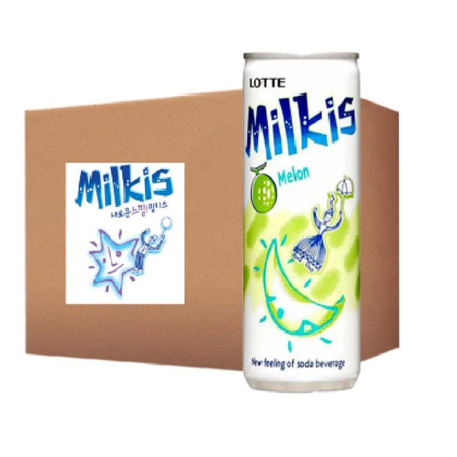 Lotte Chilsung Milkis Melon Soda NTUC FairPrice