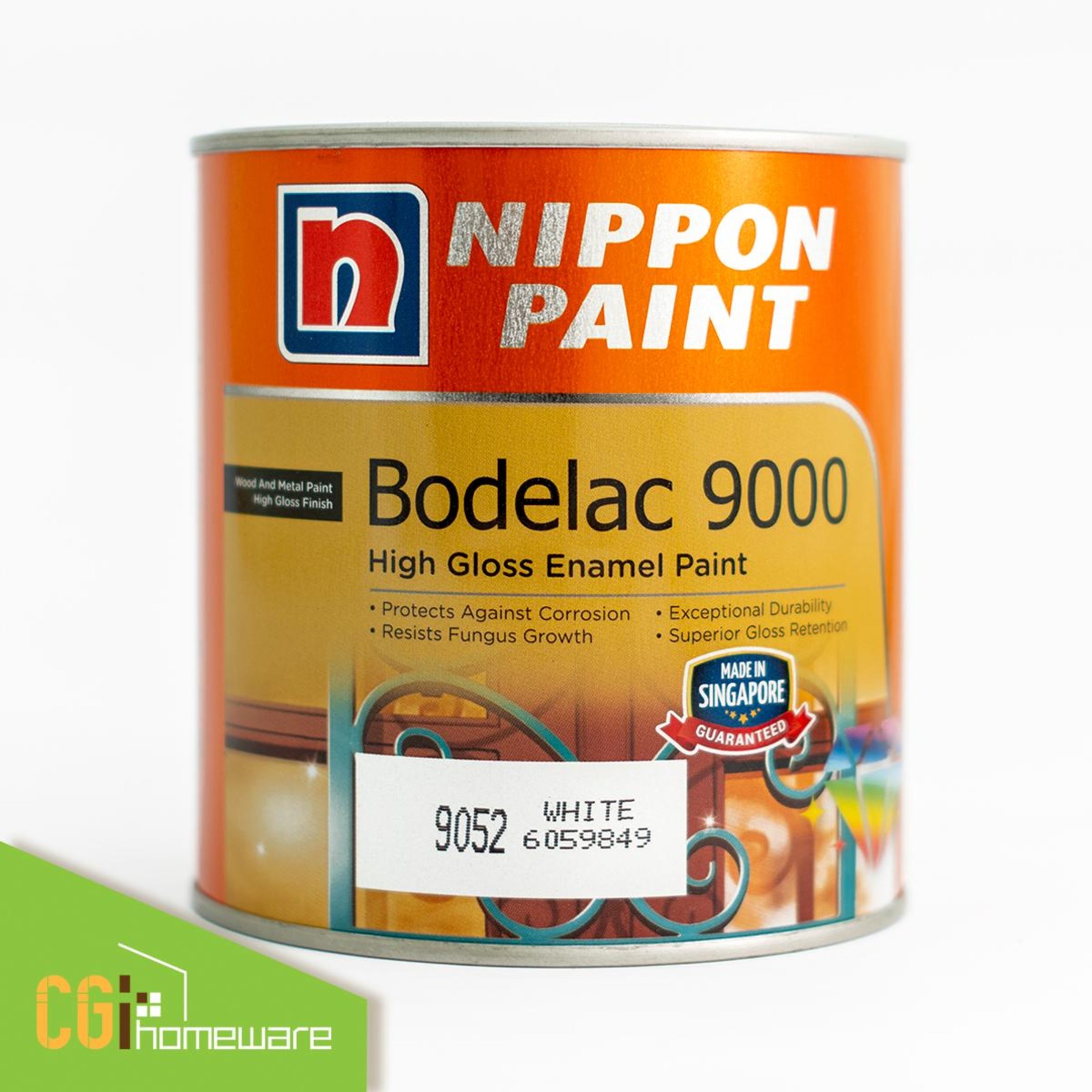 Nippon Paint Bodelac 9000 Enamel Gloss White NTUC FairPrice