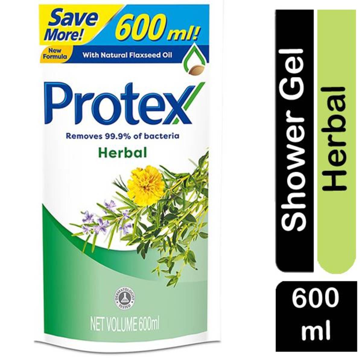Protex Herbal Shower Gel Refill, Removes 99.9 Bacteria NTUC FairPrice