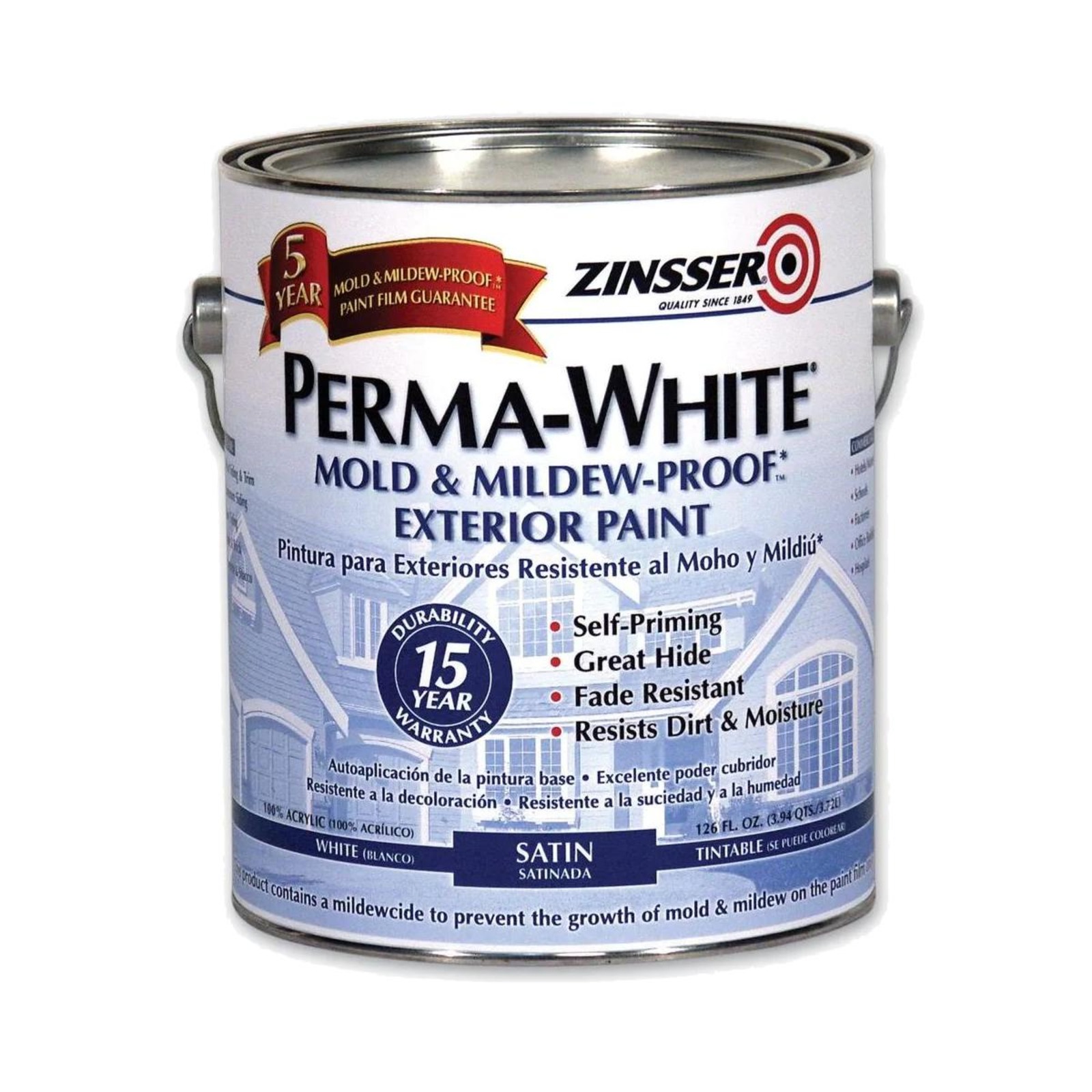 Zinsser Perma White Mold & MildewProof Exterior 1 Gallon NTUC FairPrice