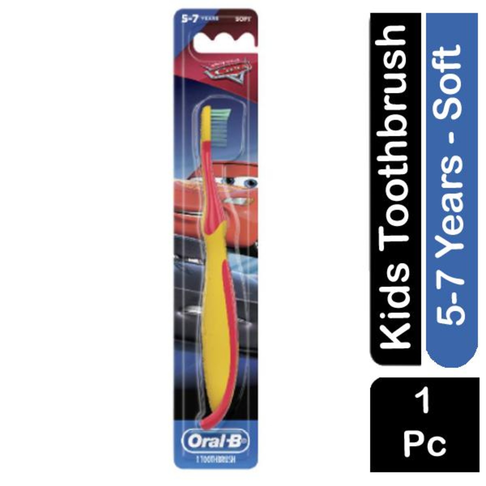 OralB Disney Pixar Cars Kids Soft Toothbrush Stage 3 (57 Yr NTUC