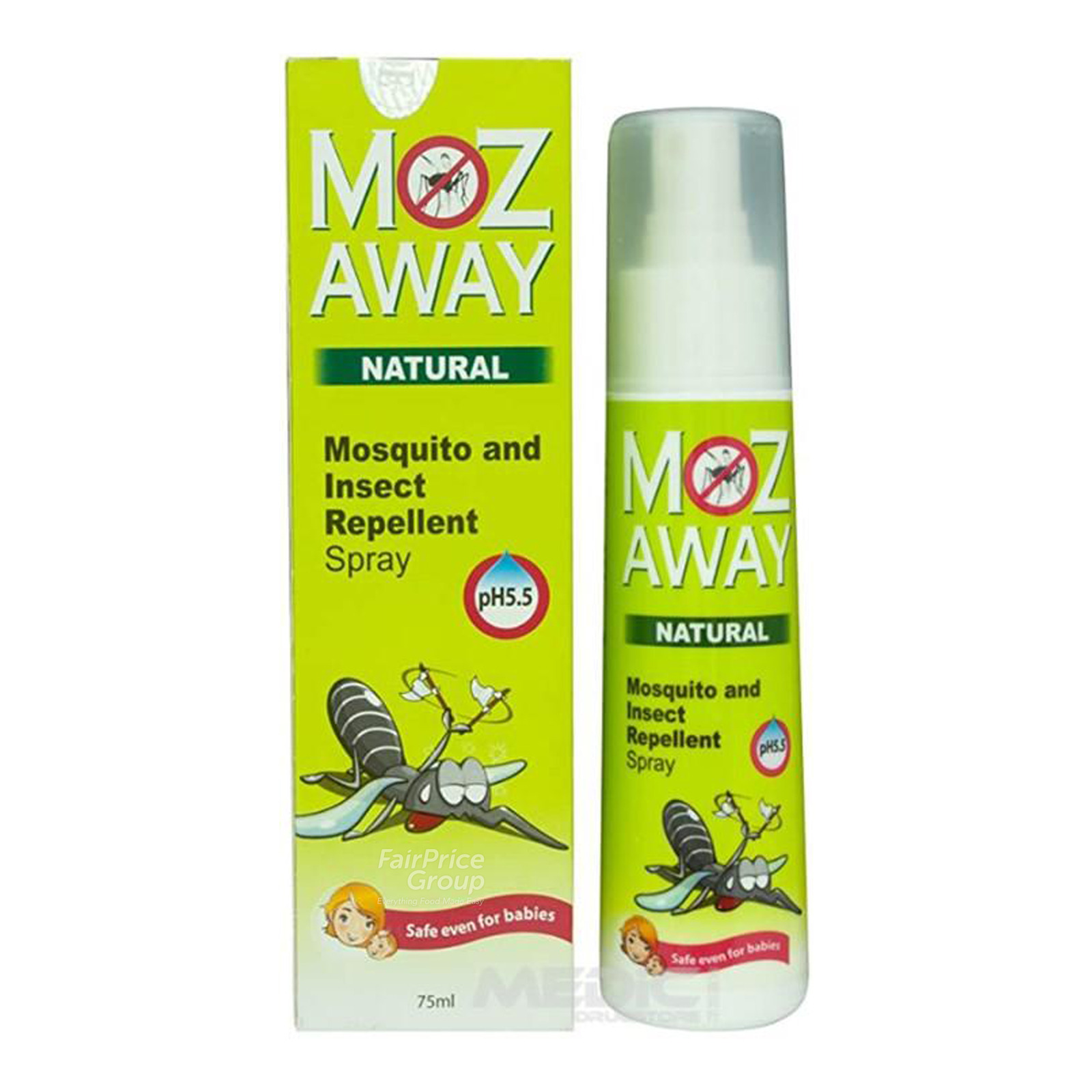 Moz Away Long Hour Protection Spray NTUC FairPrice