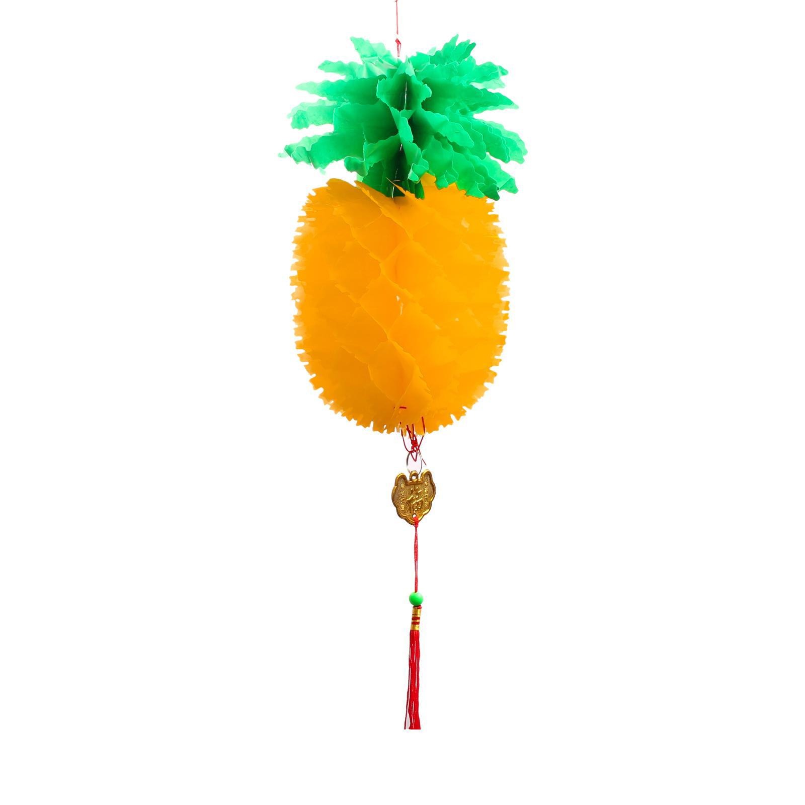Partyforte CNY 20 Inch Hanging Pineapple Decoration Yellow NTUC