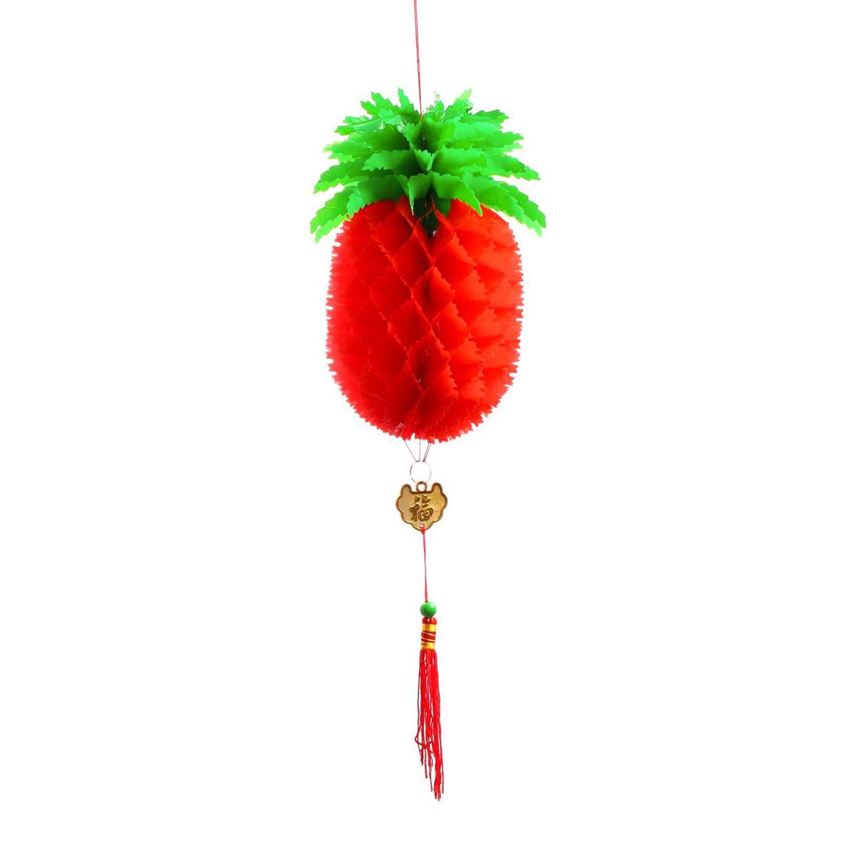 Partyforte CNY 48 Inch Hanging Pineapple Decoration Red NTUC FairPrice