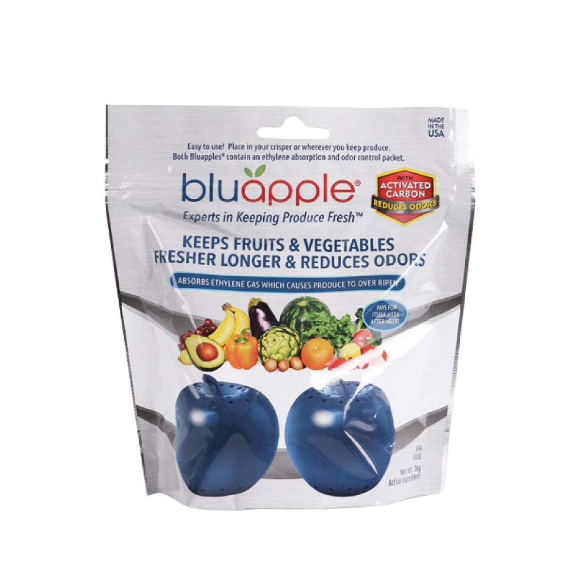 Bluapple Freshness Saver Balls With Carbon NTUC FairPrice