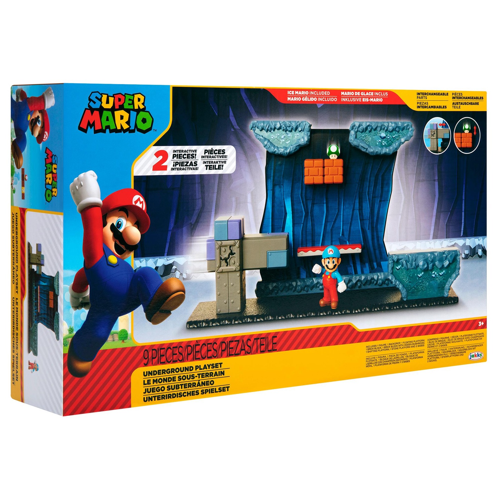 Nintendo Super Mario Underground Playset with Ice Mario NTUC FairPrice