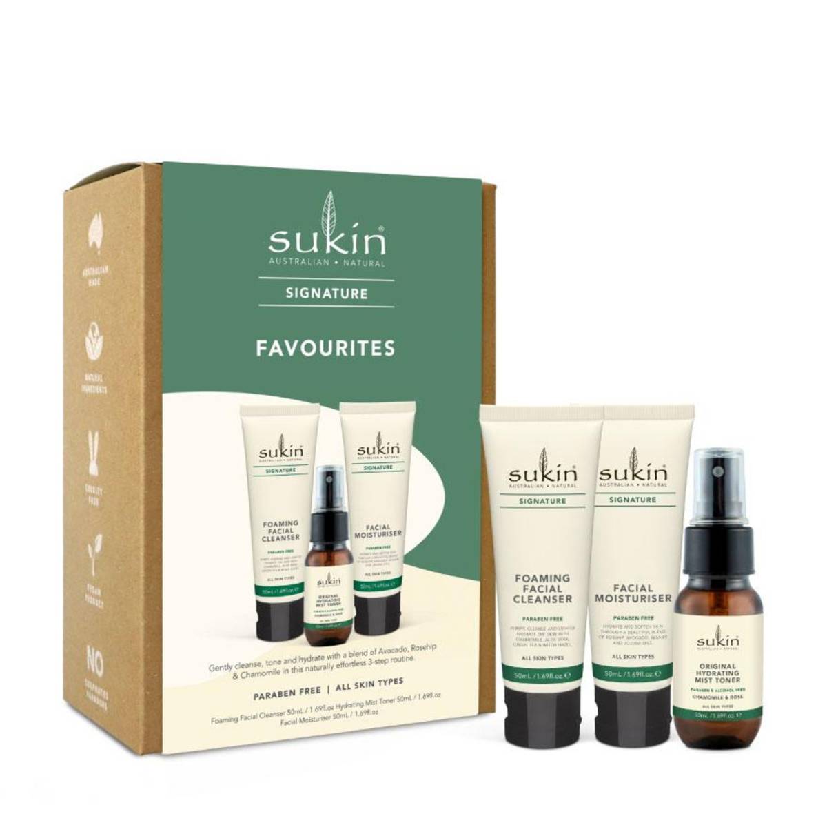 Sukin Sukin Favourites Trio Gift Set NTUC FairPrice