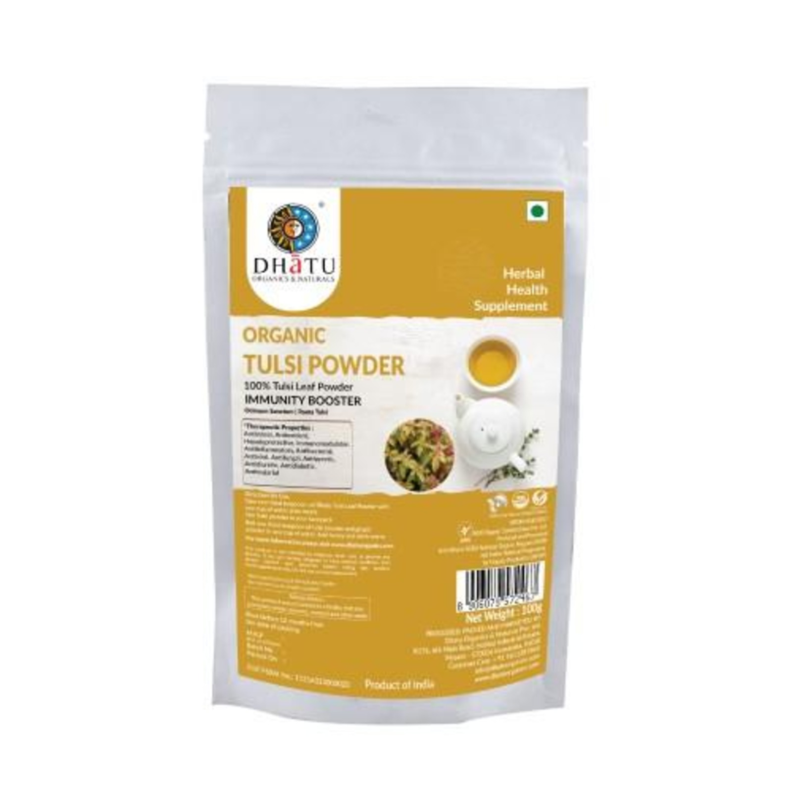 Dhatu Organic Basil Tulsi Leaf Powder NTUC FairPrice