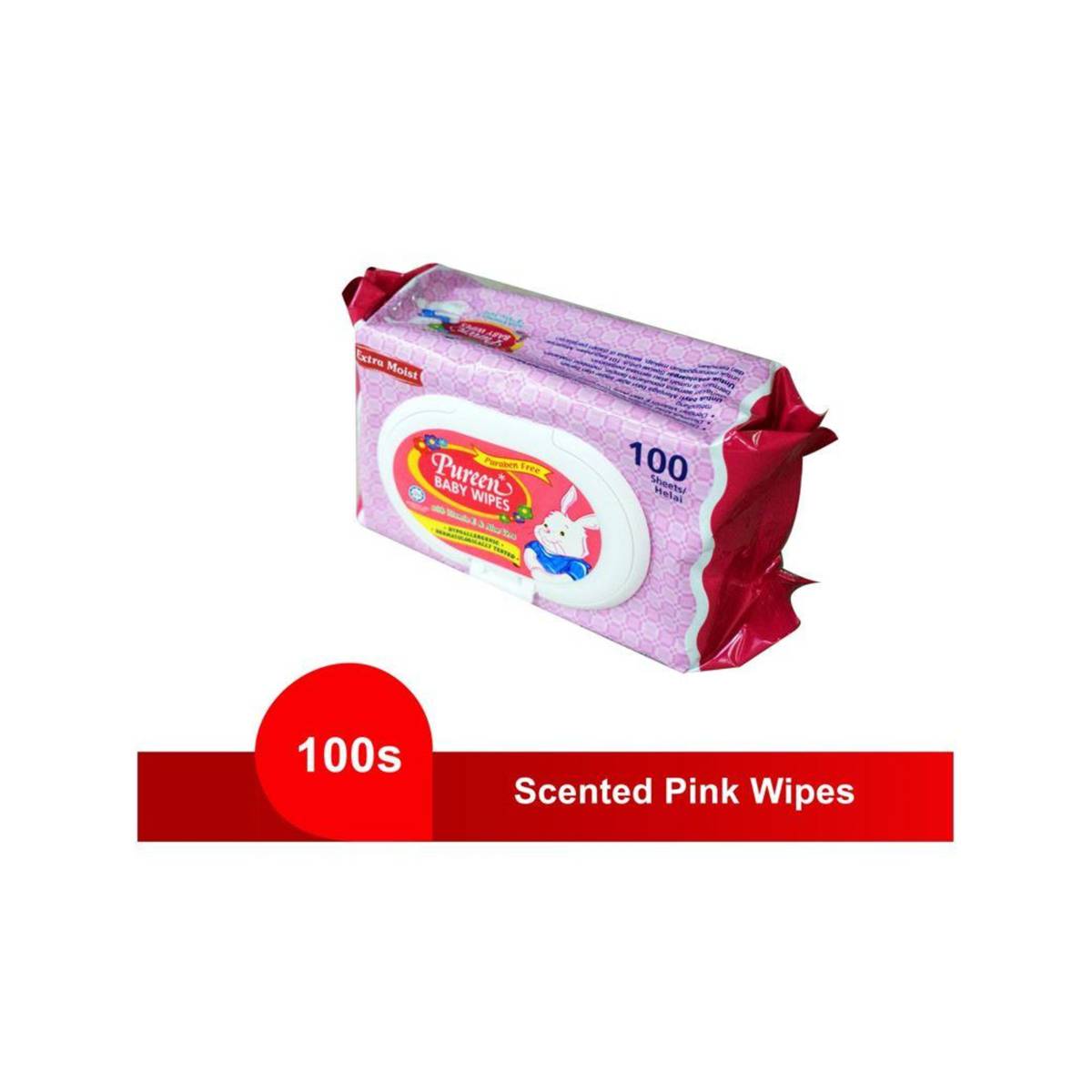 Pureen Baby Wipes Scented NTUC FairPrice