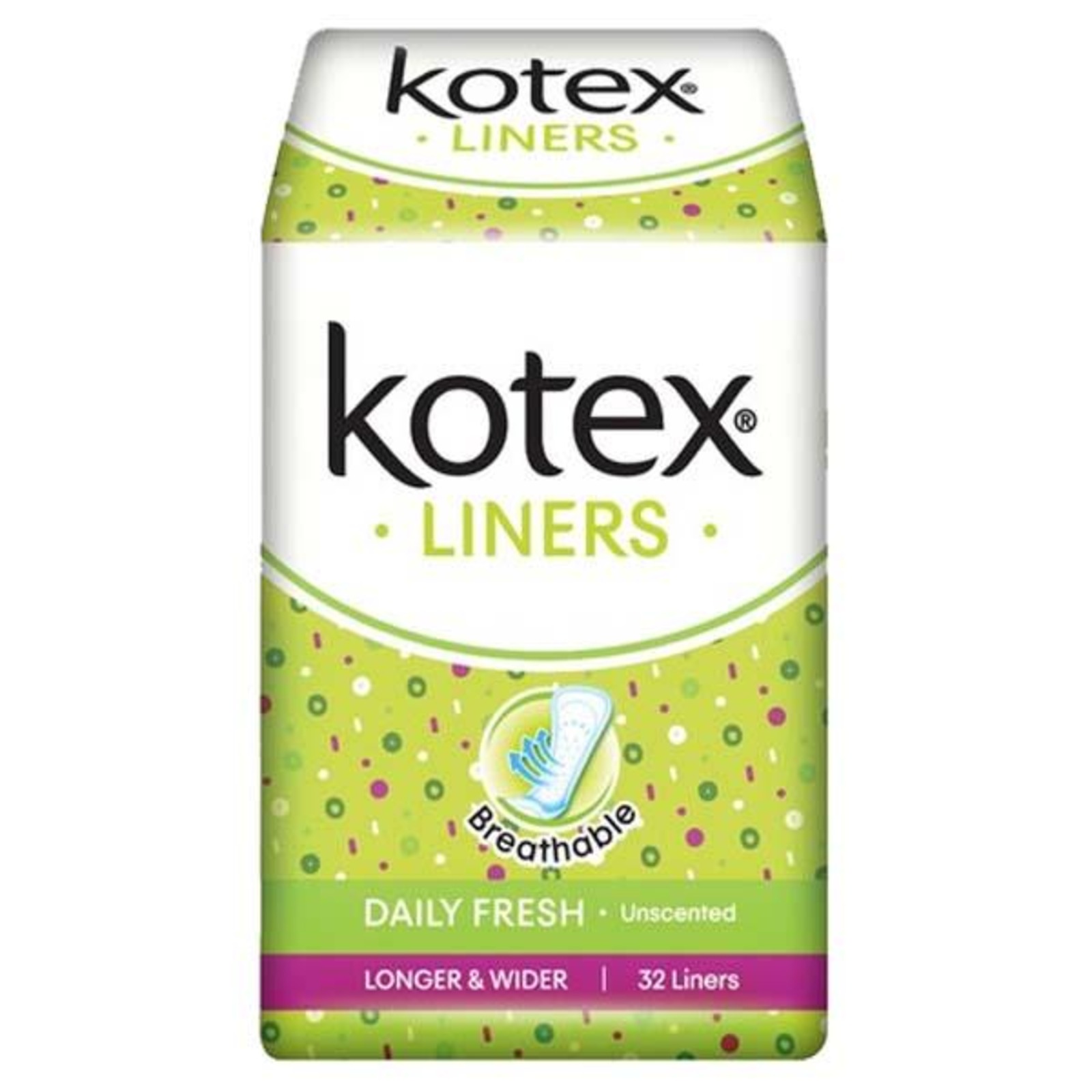 Kotex Aloe Vera Scented Daily Aroma Fresh Panty Liners NTUC FairPrice