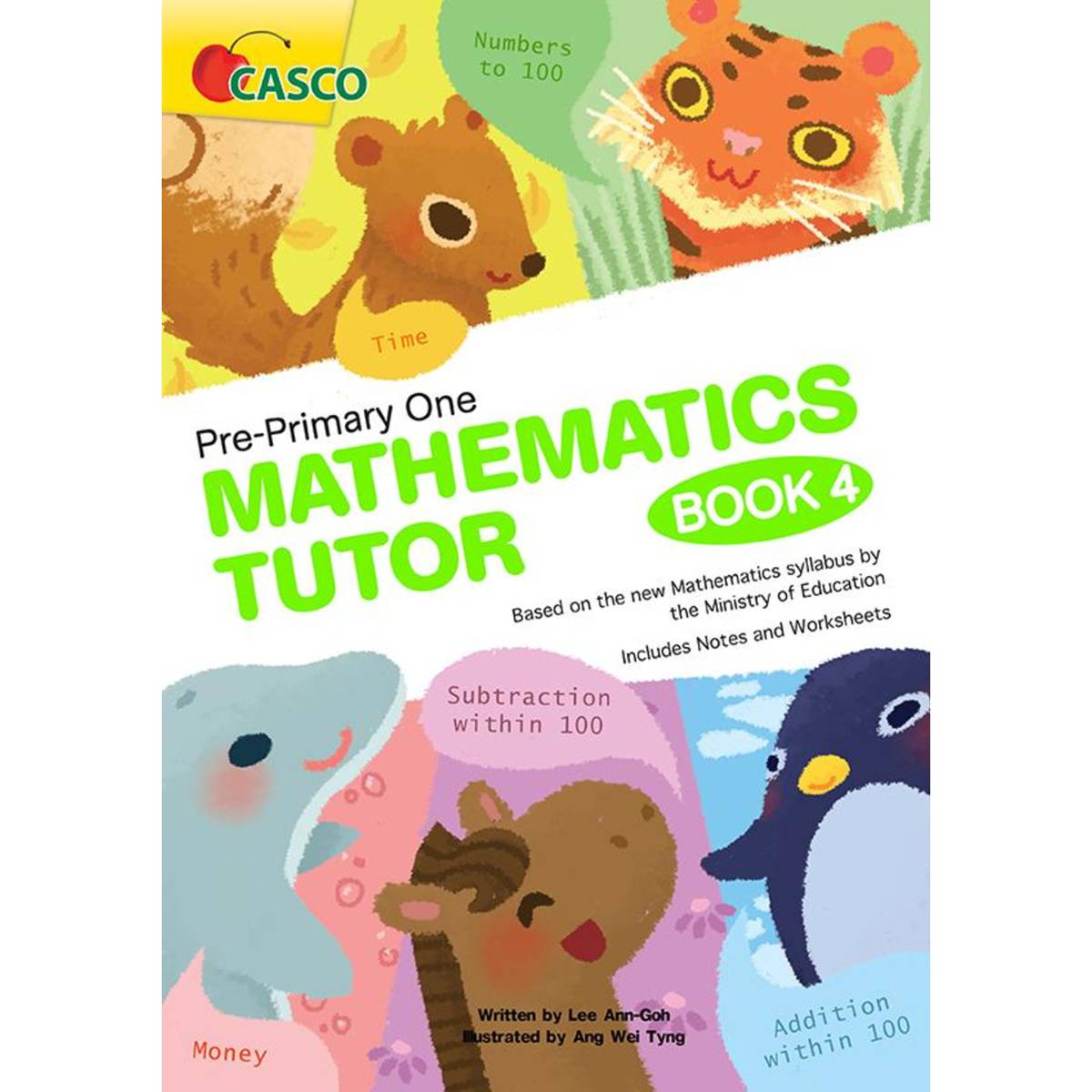 Casco Pre-Primary One Maths Tutor Book 4 | NTUC FairPrice