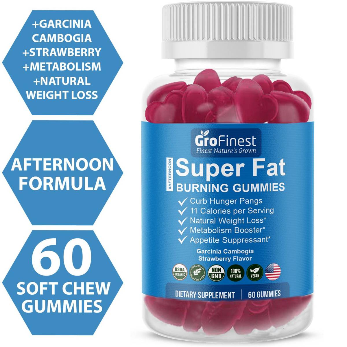 Grofinest Afternoon Super Fat Burning Gummy Garcinia Cambogia NTUC