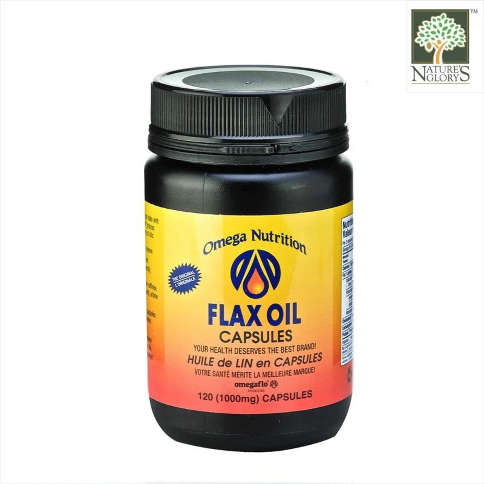 Omega Nutrition Flax Oil Capsules (120 Capsules) NTUC FairPrice