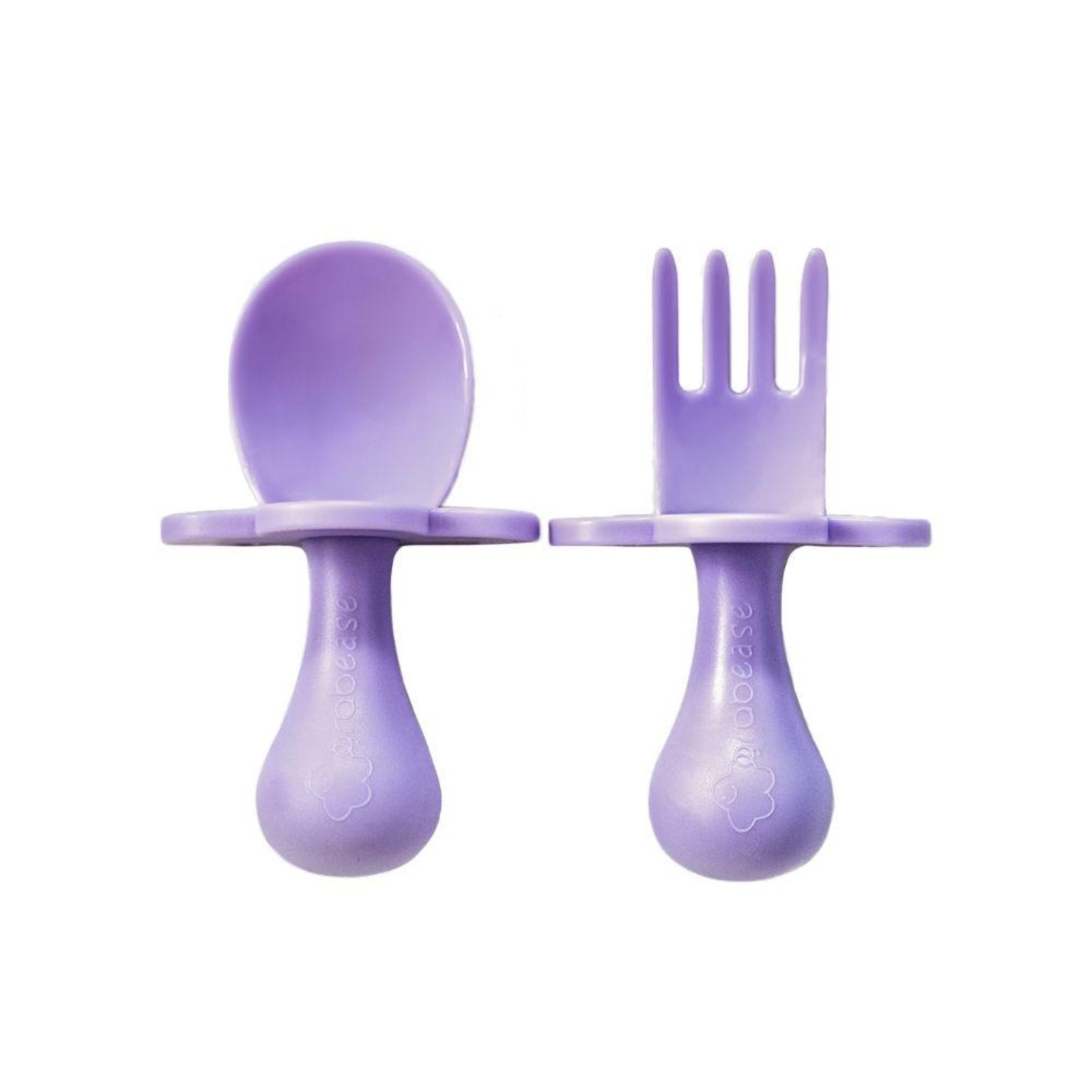 Grabease First Self Feeding Utensil Set (Lavender) NTUC FairPrice