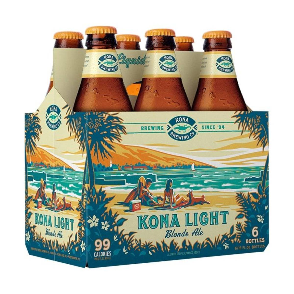 Kona Light LowCalorie Hawaiian Blonde Ale (Craft Beer) NTUC FairPrice