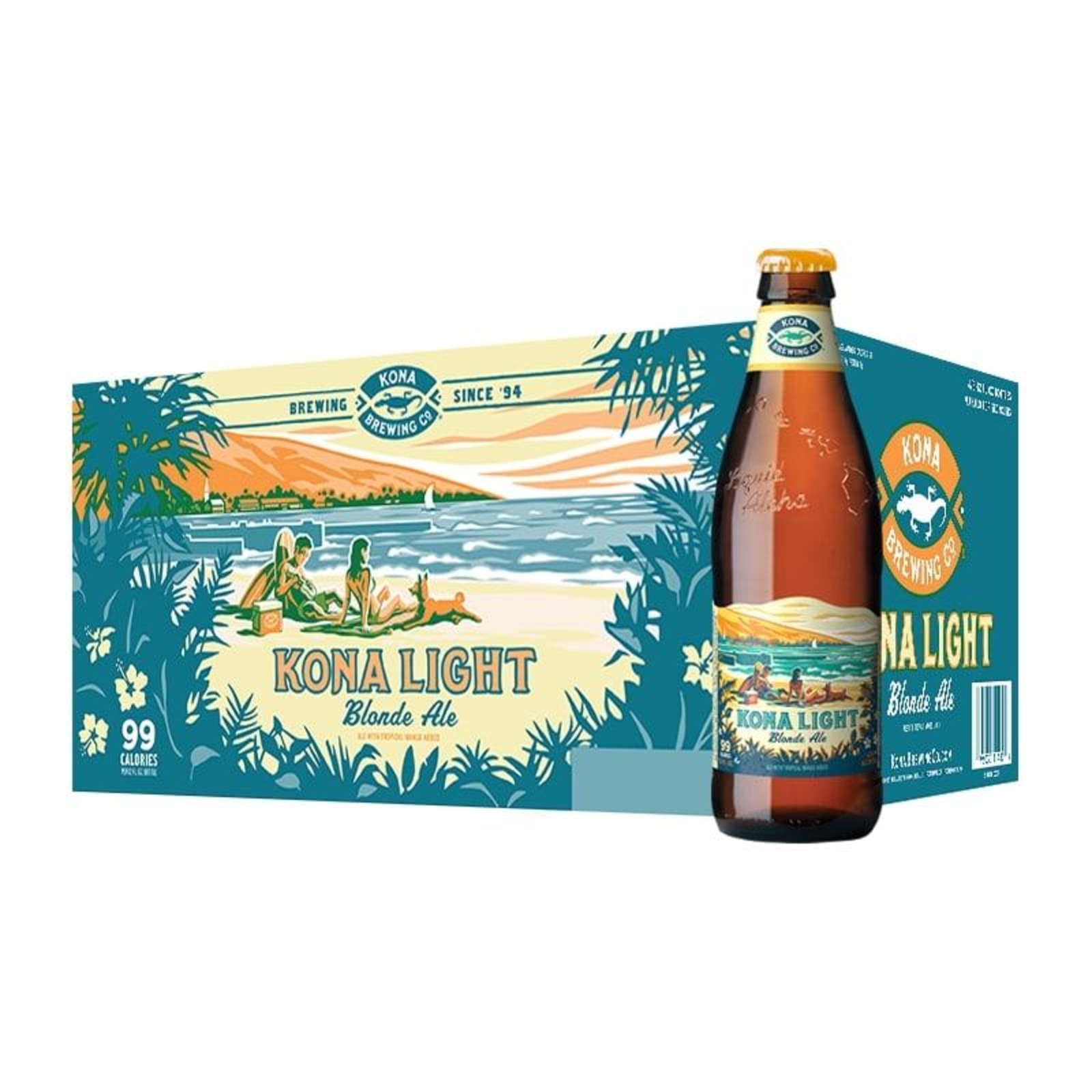 Kona Light LowCalorie Hawaiian Blonde Ale (Craft Beer) NTUC FairPrice