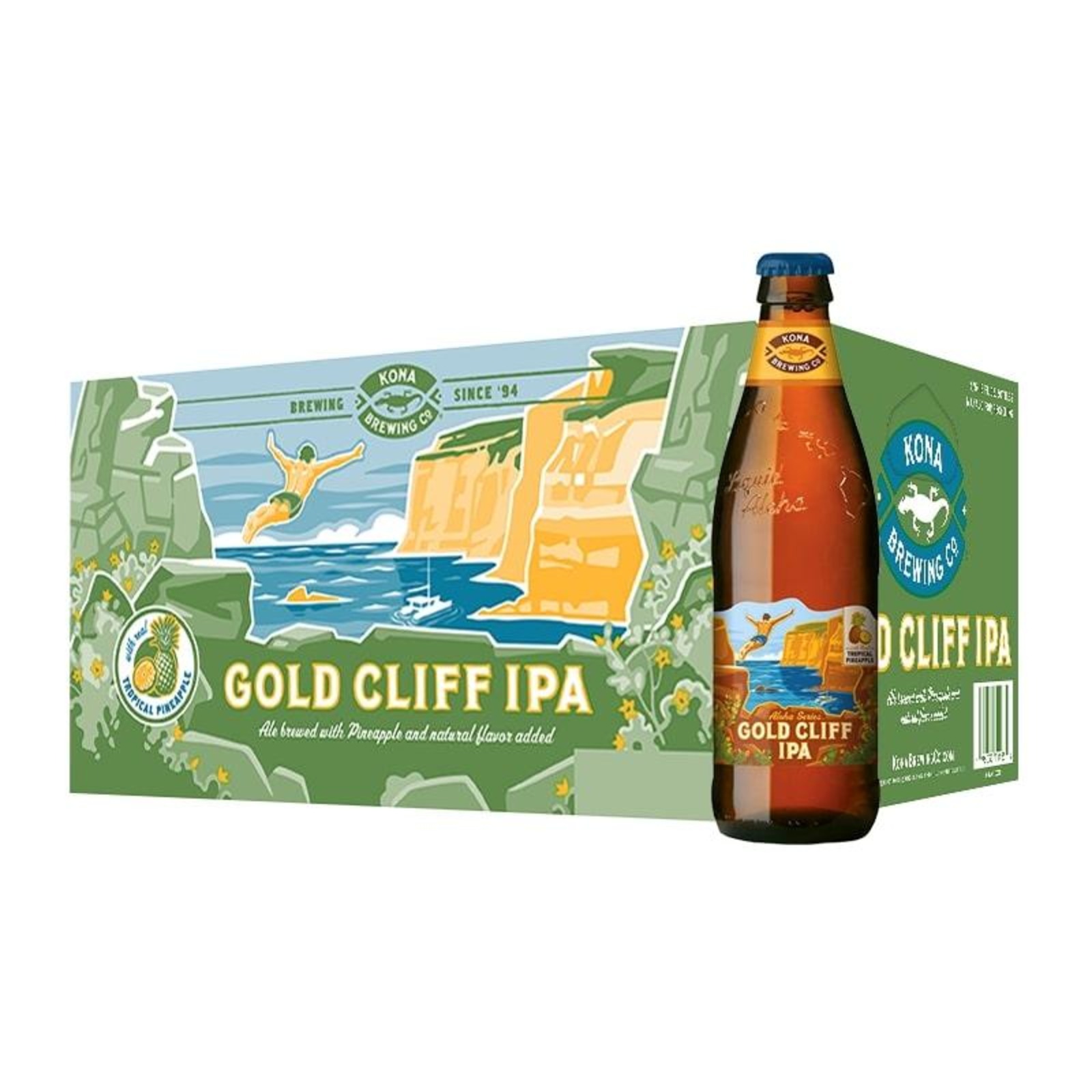 Kona Gold Cliff Hawaiian IPA With Pineapple (Craft Beer) NTUC FairPrice