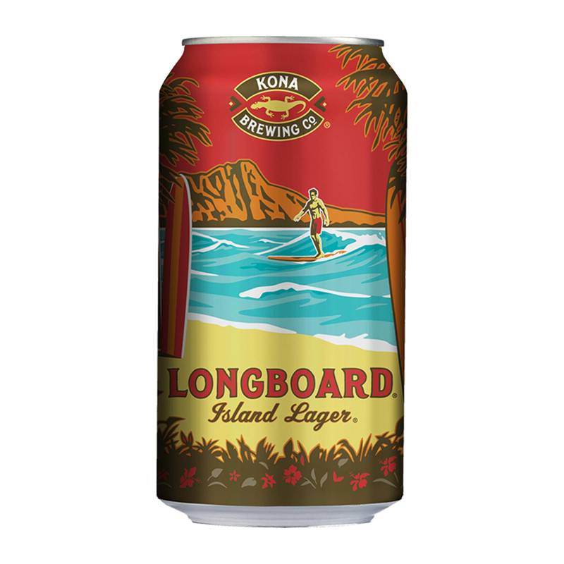 Kona Longboard Hawaiian Lager Can (Craft Beer) NTUC FairPrice