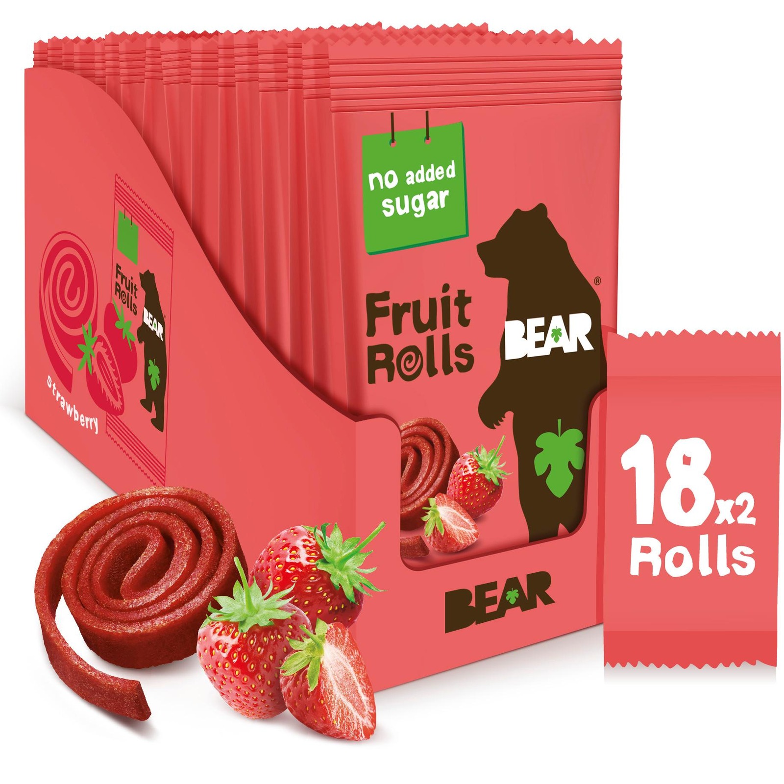 Bear Fruit Rolls (Strawberry) NTUC FairPrice