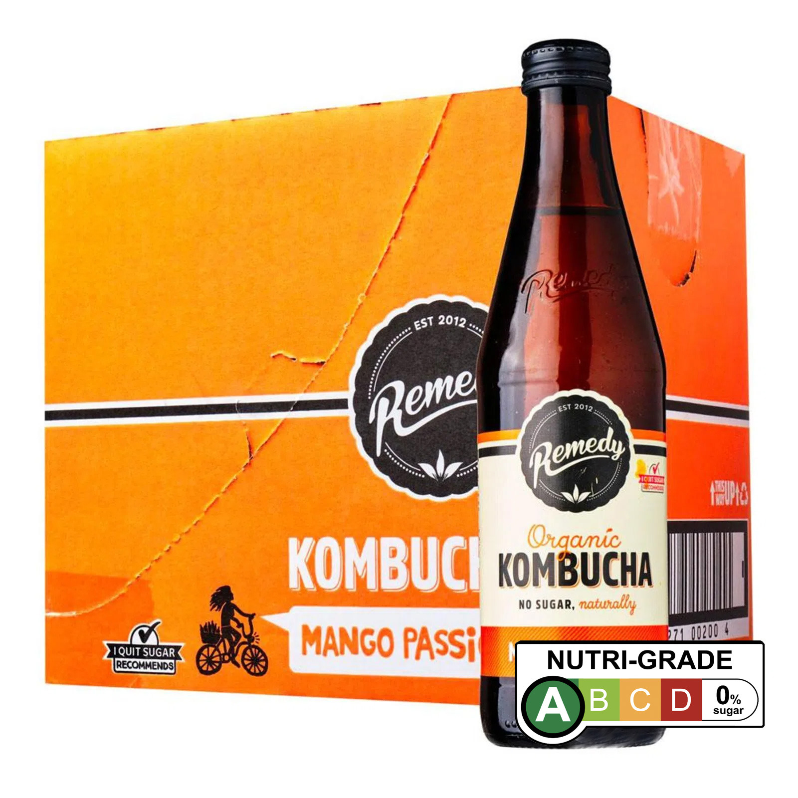 Remedy Organic Kombucha Mango Passion NTUC FairPrice
