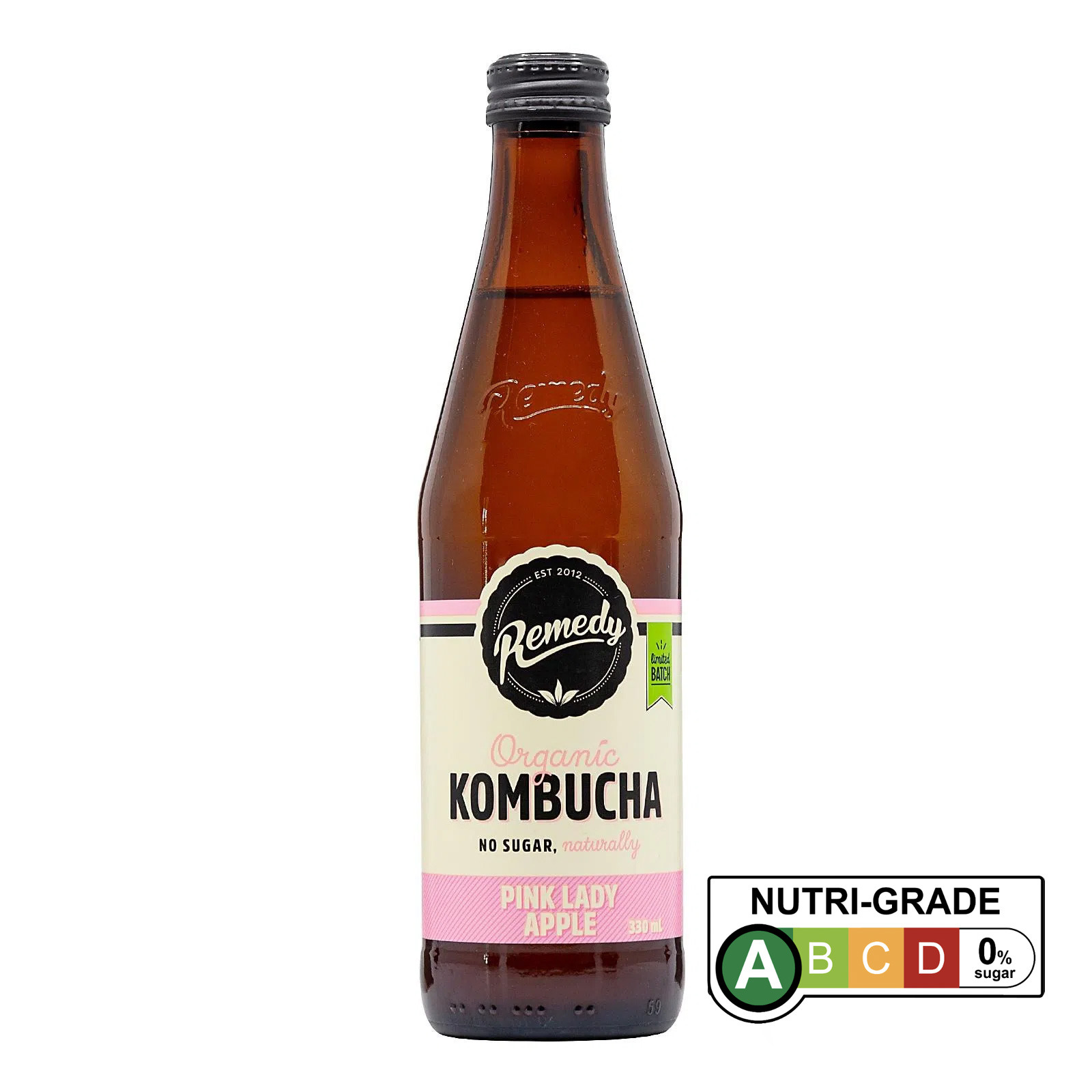 Remedy Organic Kombucha Pink Lady Apple NTUC FairPrice