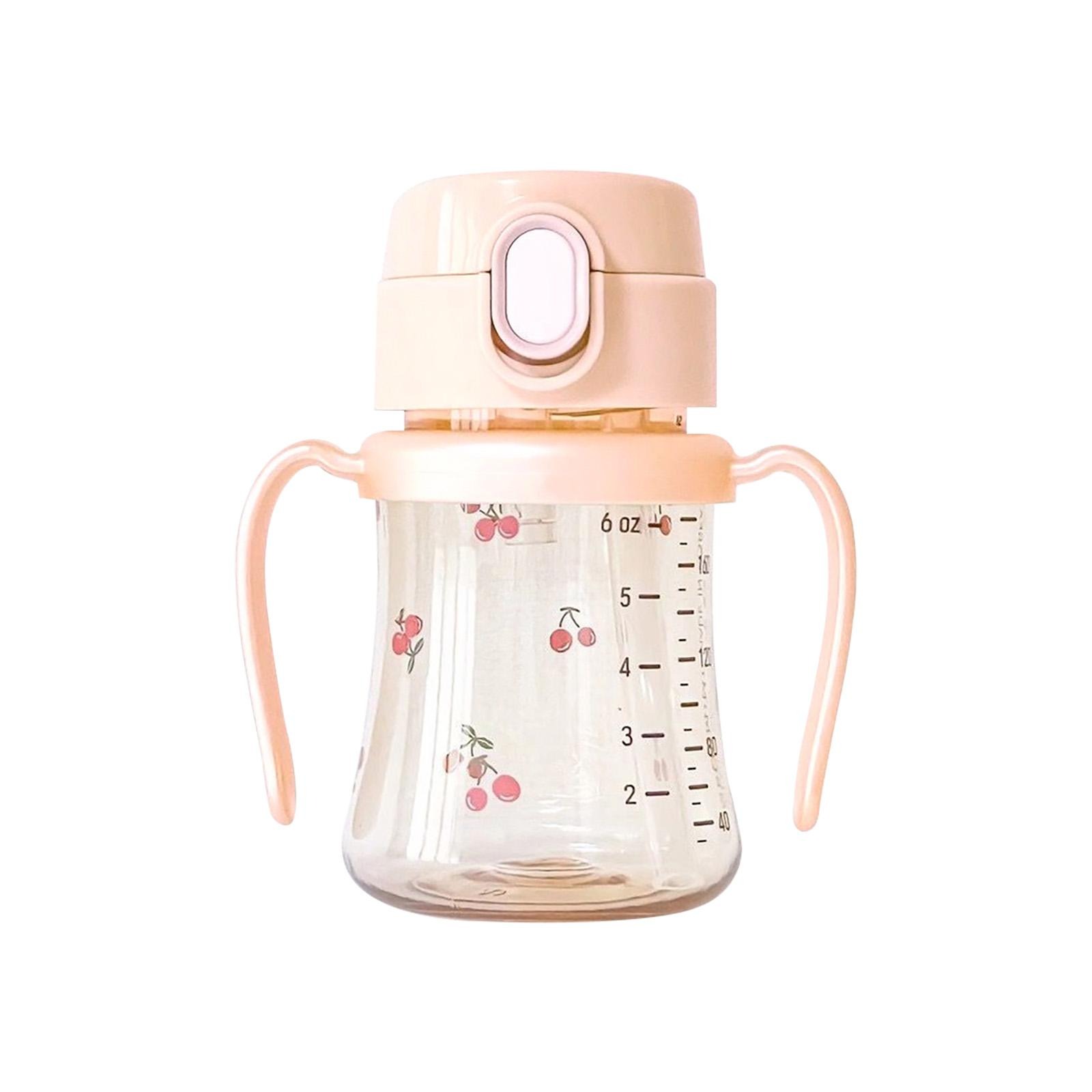 Grosmimi PPSU Cherrish Weighed Straw CUP 200ml (Rose Gold) NTUC FairPrice