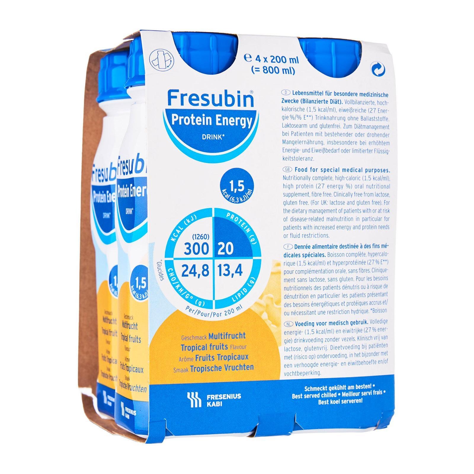 Fresubin Protein Energy Tropical Fruits (4Pack) NTUC FairPrice