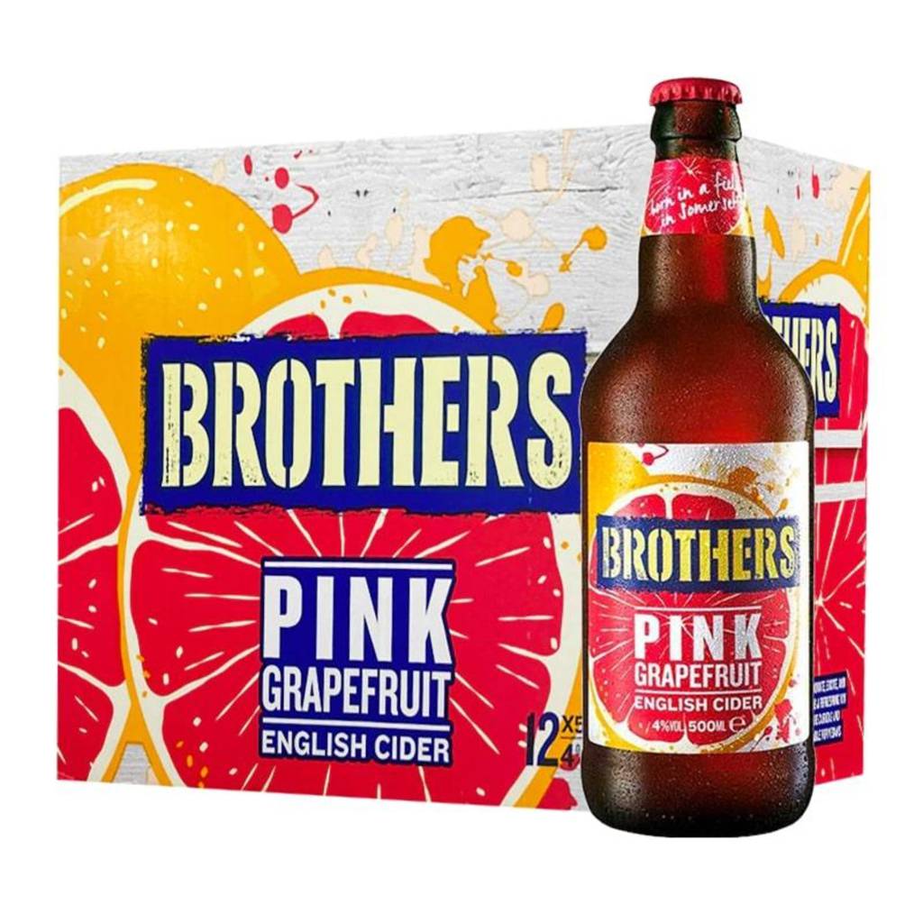 Brothers Pink Grapefruit English Cider NTUC FairPrice