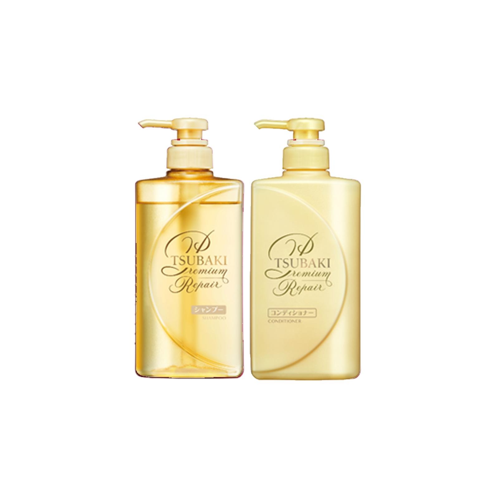 Tsubaki Premium Repair Shampoo + Conditioner Bottle Set NTUC FairPrice