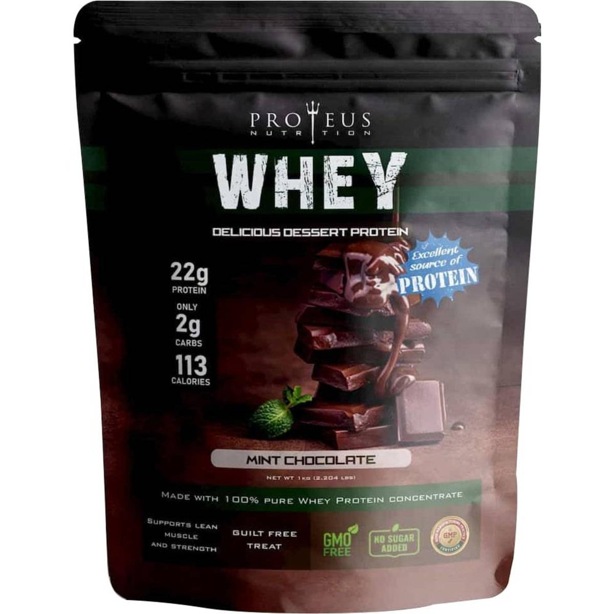 Proteus Nutrition Whey Protein Chocolate Mint NTUC FairPrice