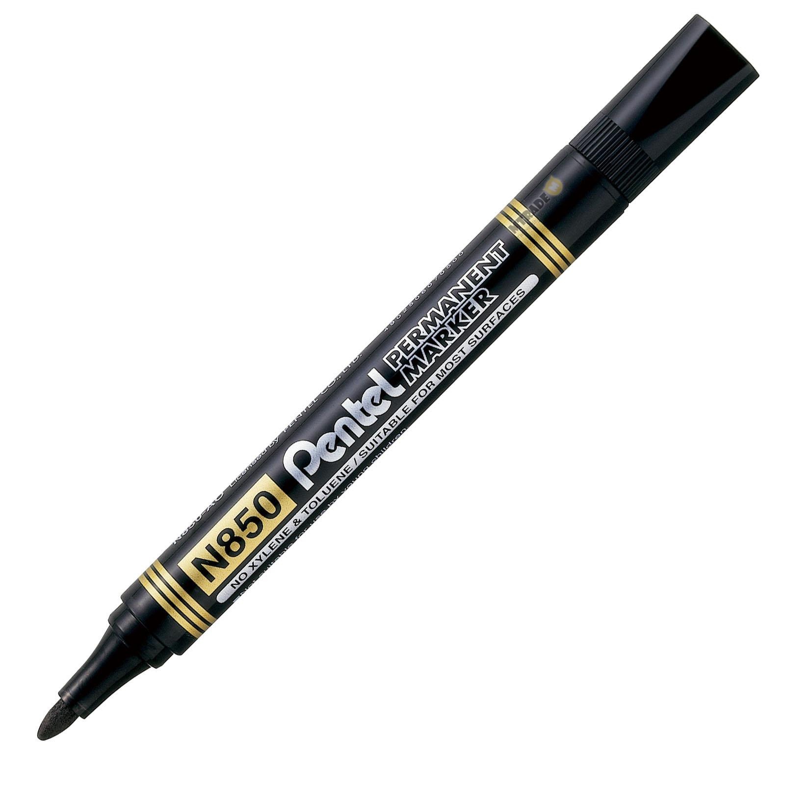 Pentel Bullet Point Permanent Marker Black Color N850AO(BULK NTUC FairPrice