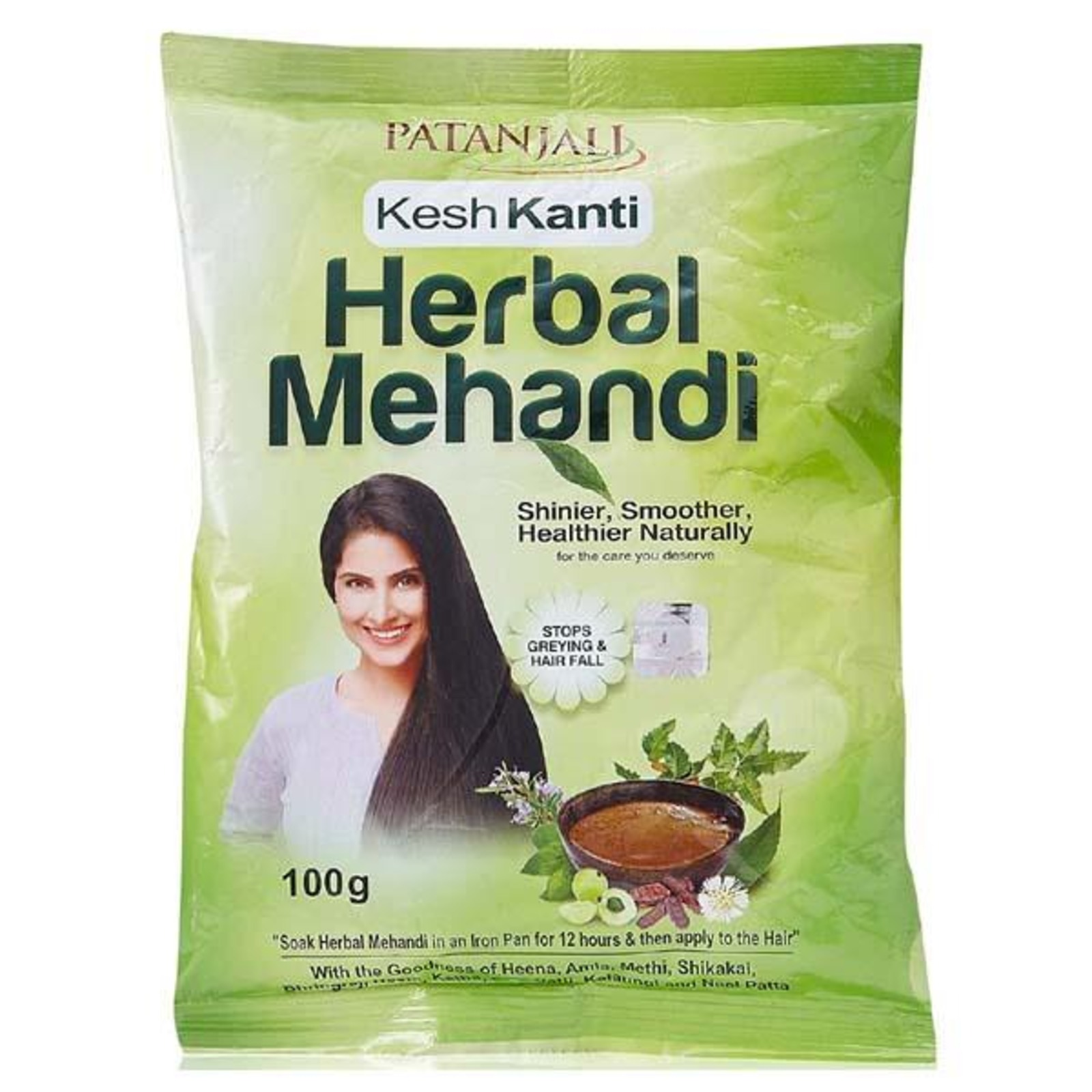 Patanjali Kesh Kanti Herbal Mehndi, Henna Powder with 11 herb NTUC