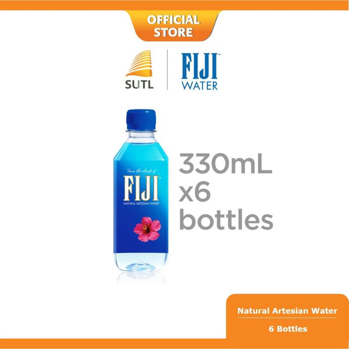 Fiji Natural Artesian Water - 330ml x 6 | NTUC FairPrice