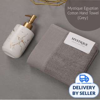 Rinco-Accessories Egyptian Cotton Hand Towel (Grey)