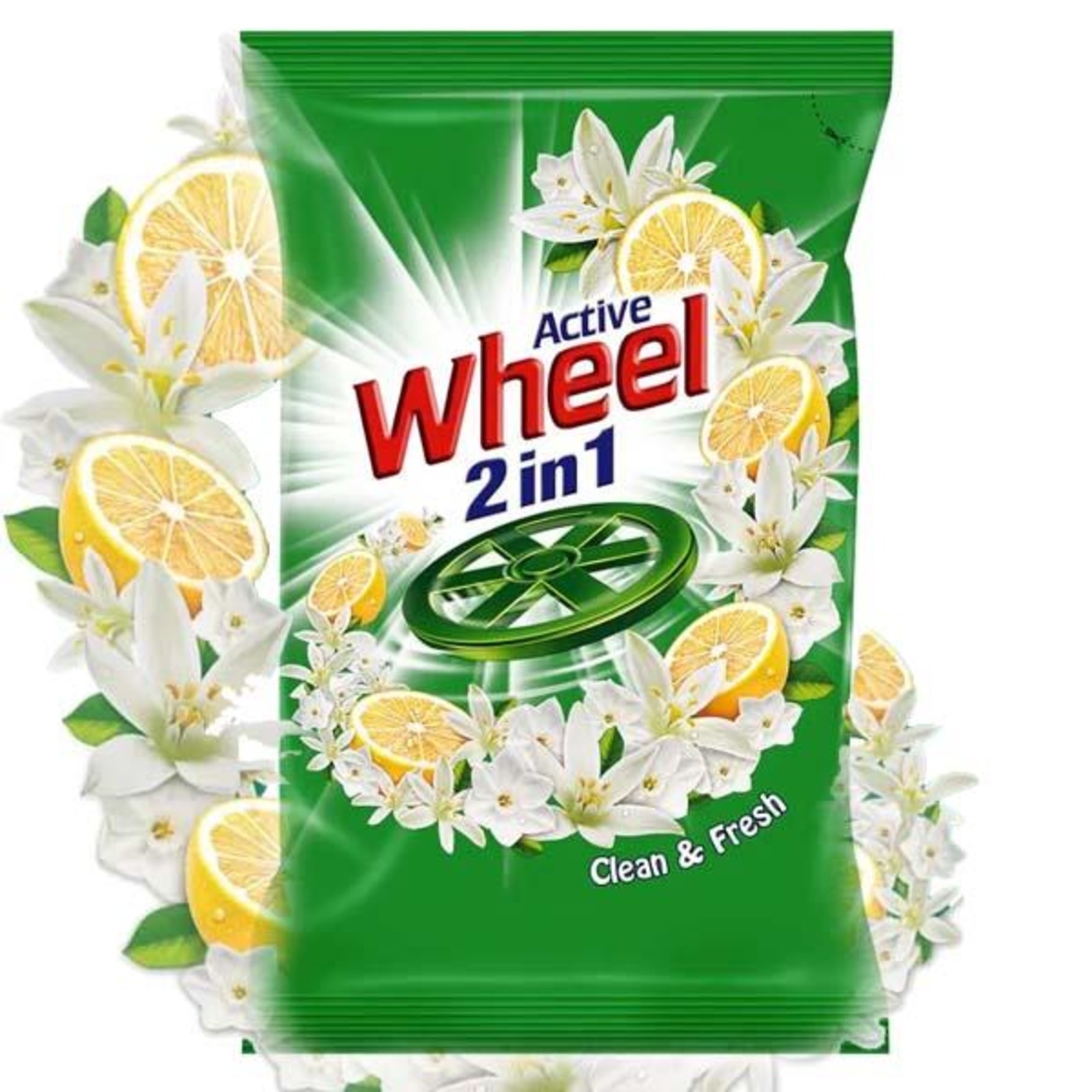 Wheel Detergent Powder Active 2 in 1 Power Clean & Fresh NTUC FairPrice