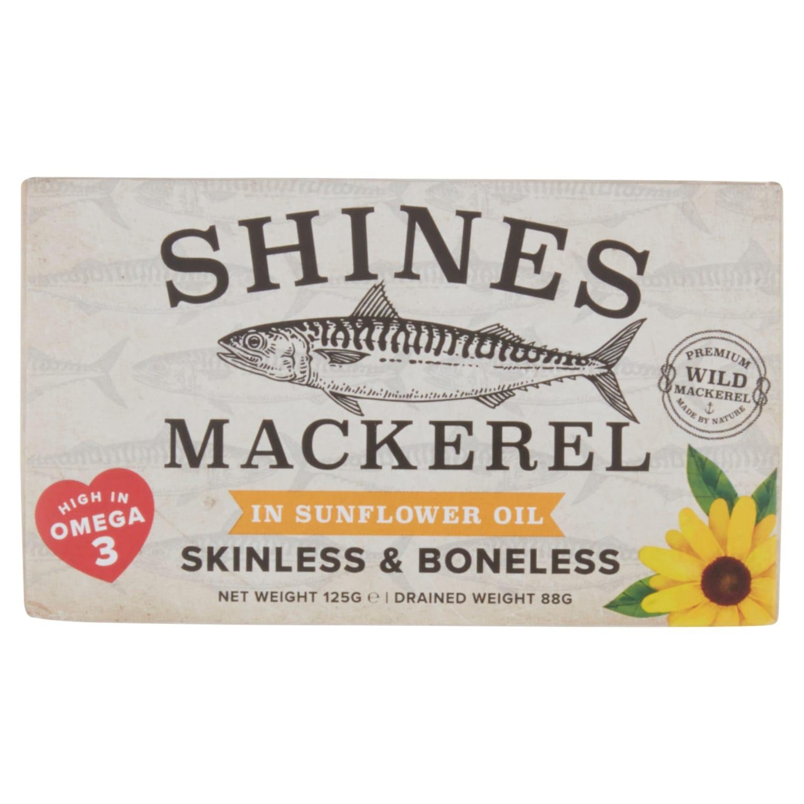 Shines Mackerel in Sunflower Oil NTUC FairPrice