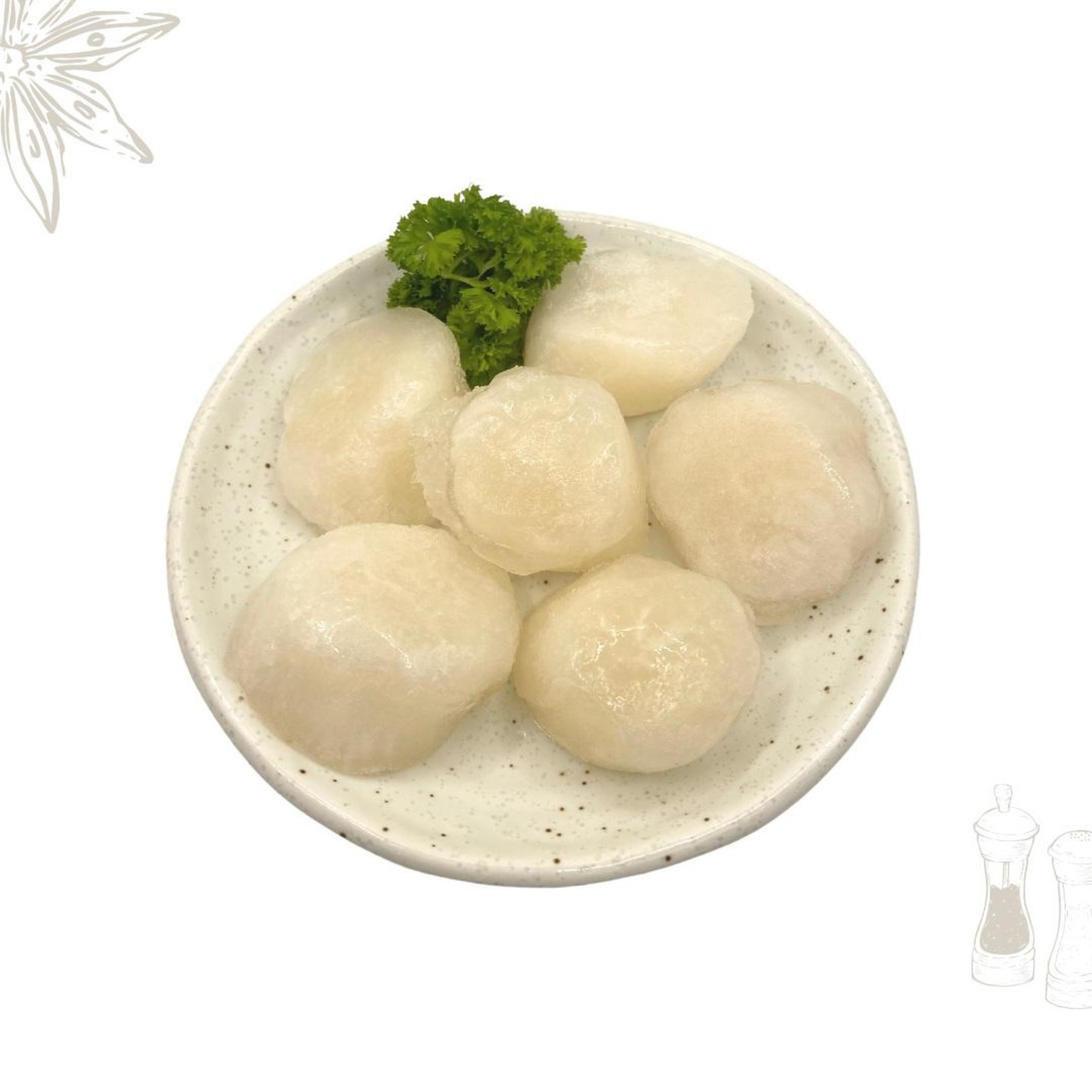 Punched Foods Frozen Hokkaido Scallops 10/20 NTUC FairPrice
