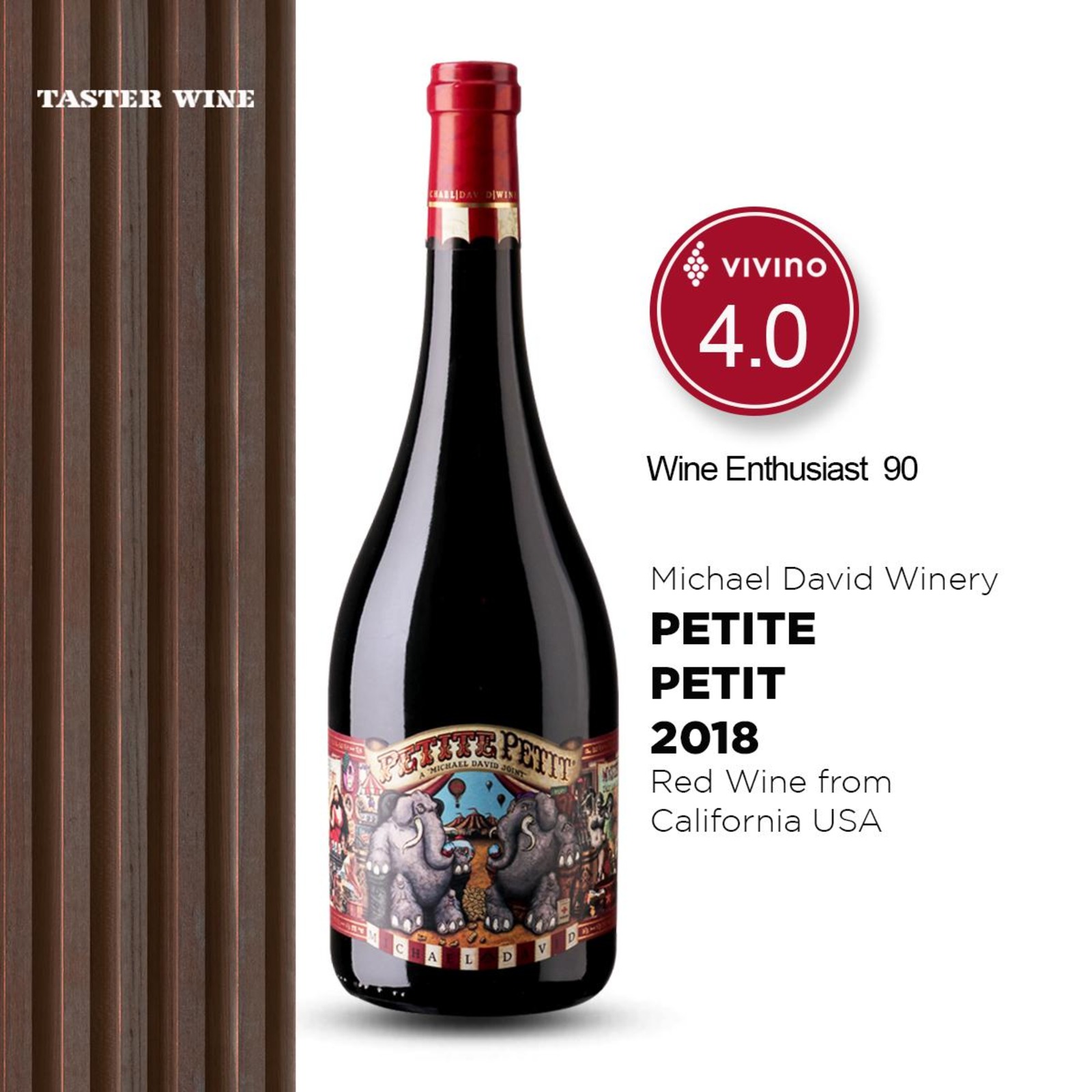 Taster Wine Michael David Winery Petite Petit NTUC FairPrice