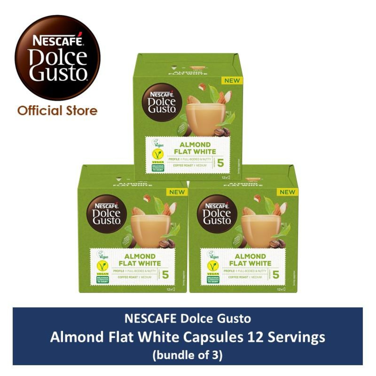 NESCAFE Dolce Gusto Almond Flat White 