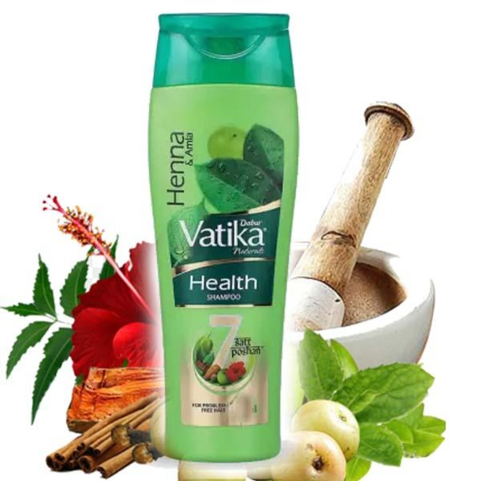 Dabur Vatika Henna & Amla Shampoo, Health with 7 Goodness NTUC FairPrice