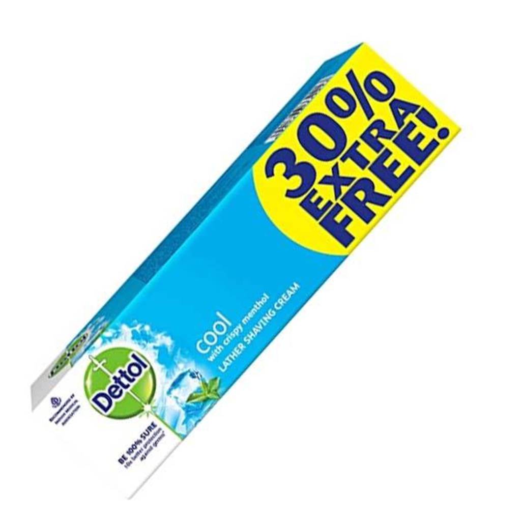 Dettol Lather Shaving Cream, Cool Crispy Menthol, Shave Cream NTUC