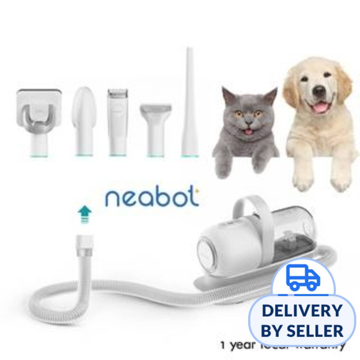 ForFurryFriends Neabot Pet Grooming Kit & Vacuum NTUC FairPrice